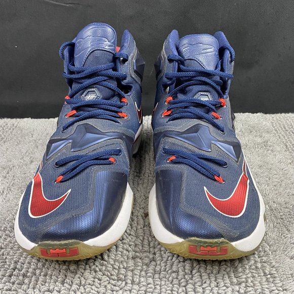 Nike Other - Nike Lebron XIII Basketball Sneakers Shoes Mens Size 10.5 Navy Red 807219-461